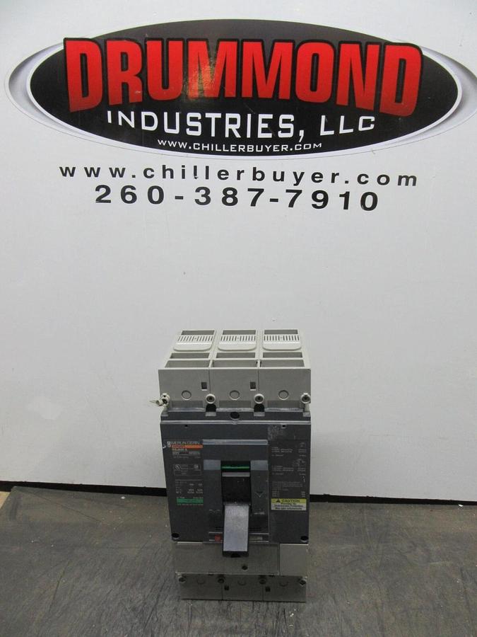 Used MERLIN GERIN MOLDED CASE SWITCH NSJ600A 600 AMP 600 VOLT 50/60 HZ **WARRANTY**