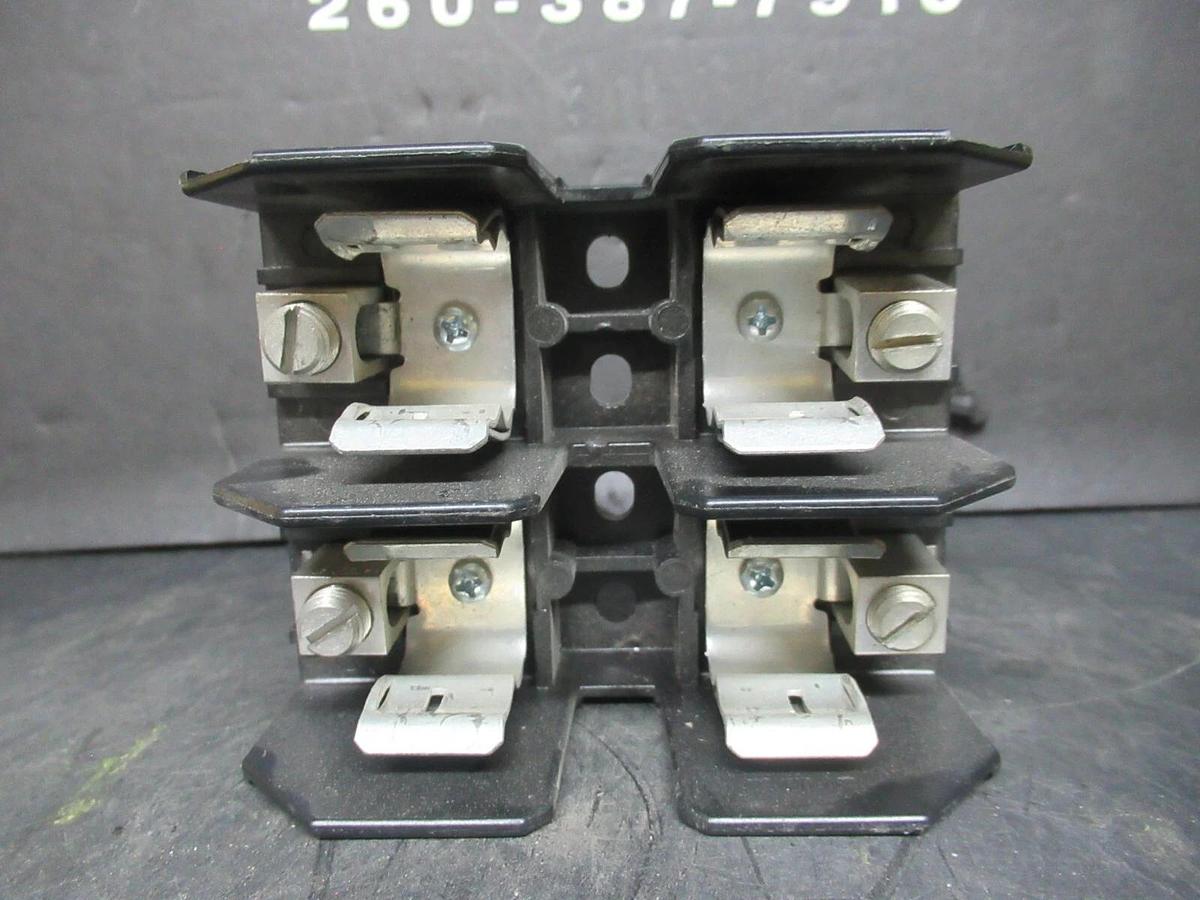 Used LITTELFUSE TWO POLE FUSE BLOCK LJ60060-2CR 600 VOLT 60 AMP CLASS J **WARARANTY**