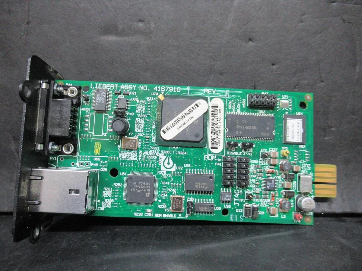 Used EMERSON LIEBERT INTELLISLOT WEB NETWORK CARD IS-WEBLBDS 200575G1 **WARRANTY**