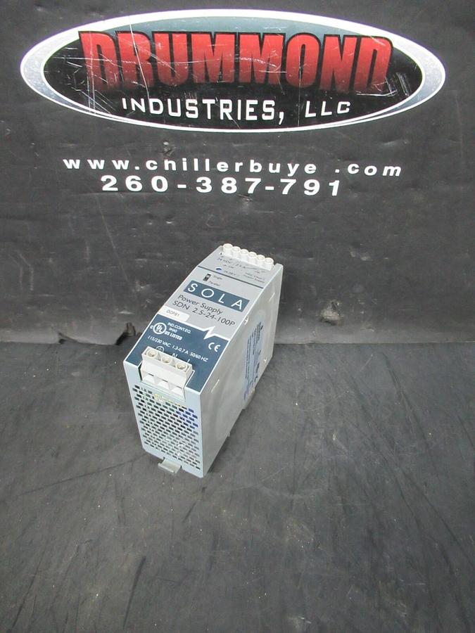 Used SOLA POWER SUPPLY 2.5-24-100P 115/230 VAC 1.3-0.7 AMP 50/60 HZ **WARRANTY**