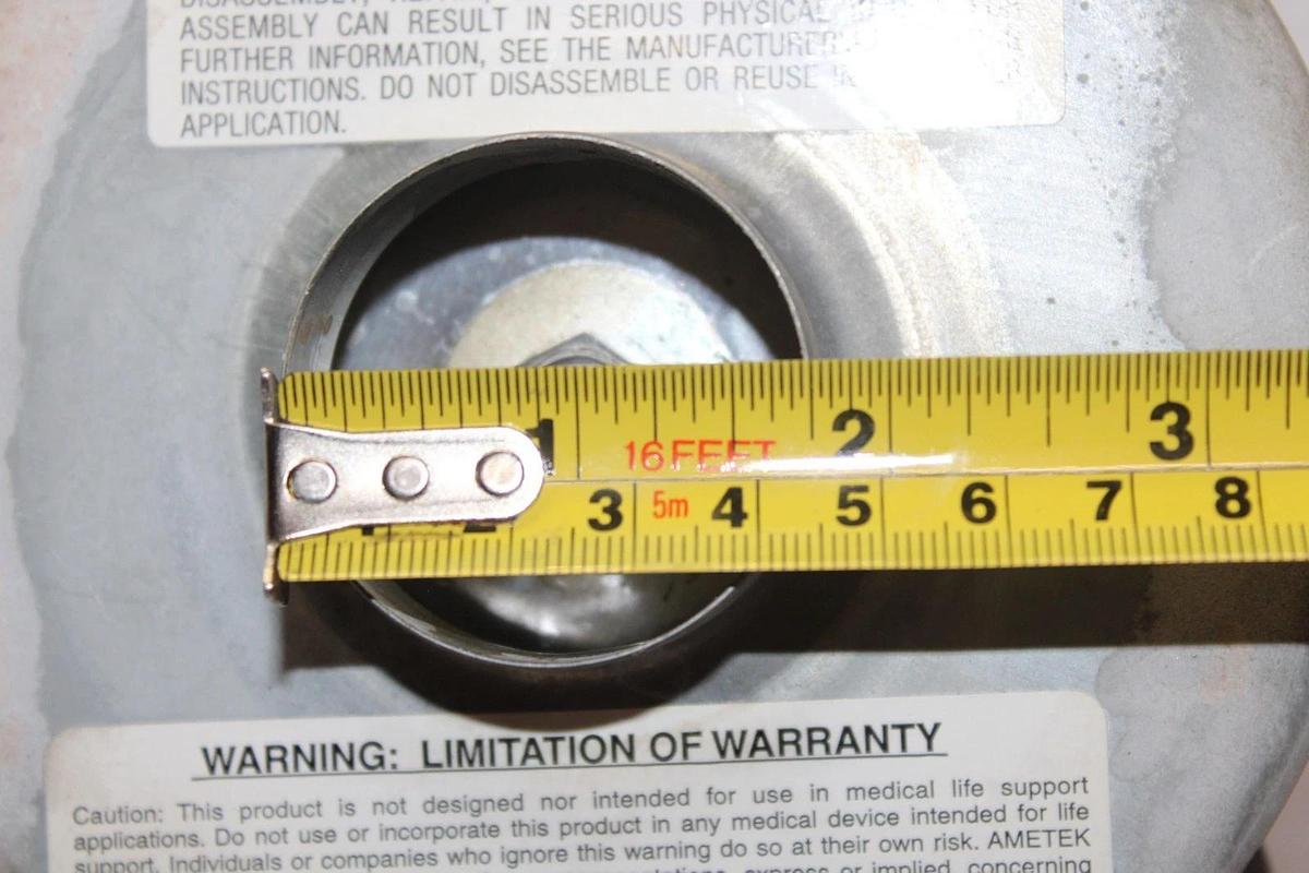 Used AMETEK WINDJAMMER BRUSHLESS FAN 150191-01 24 VDC 1.75" OUTLET *WARRANTY*