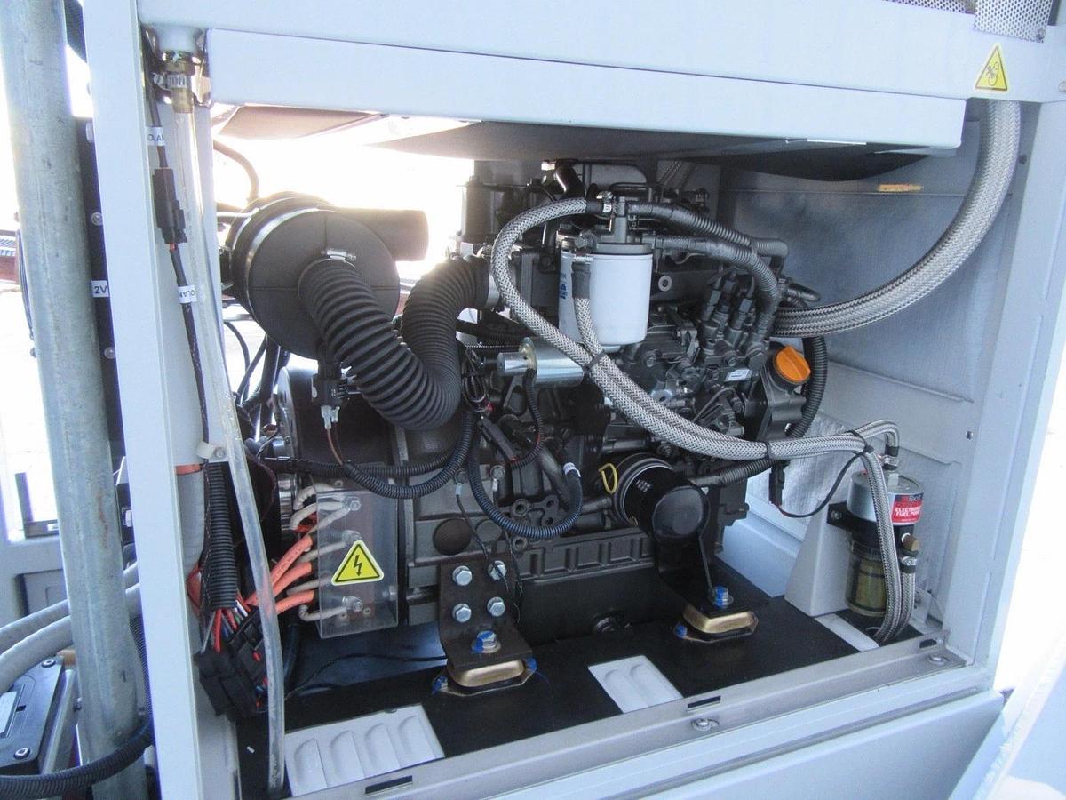 Used POLAR POWER 15KW DC GENERATOR DIESEL YANMAR 3TNV88 40-60V DC 105 HRS 2017 *VIDEO