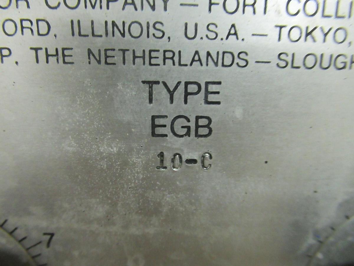 Used WOODWARD EGB SPEED GOVERNOR 10-C 10 FT/LB DESIGNATION 8240-111 RPM 600 - 1184