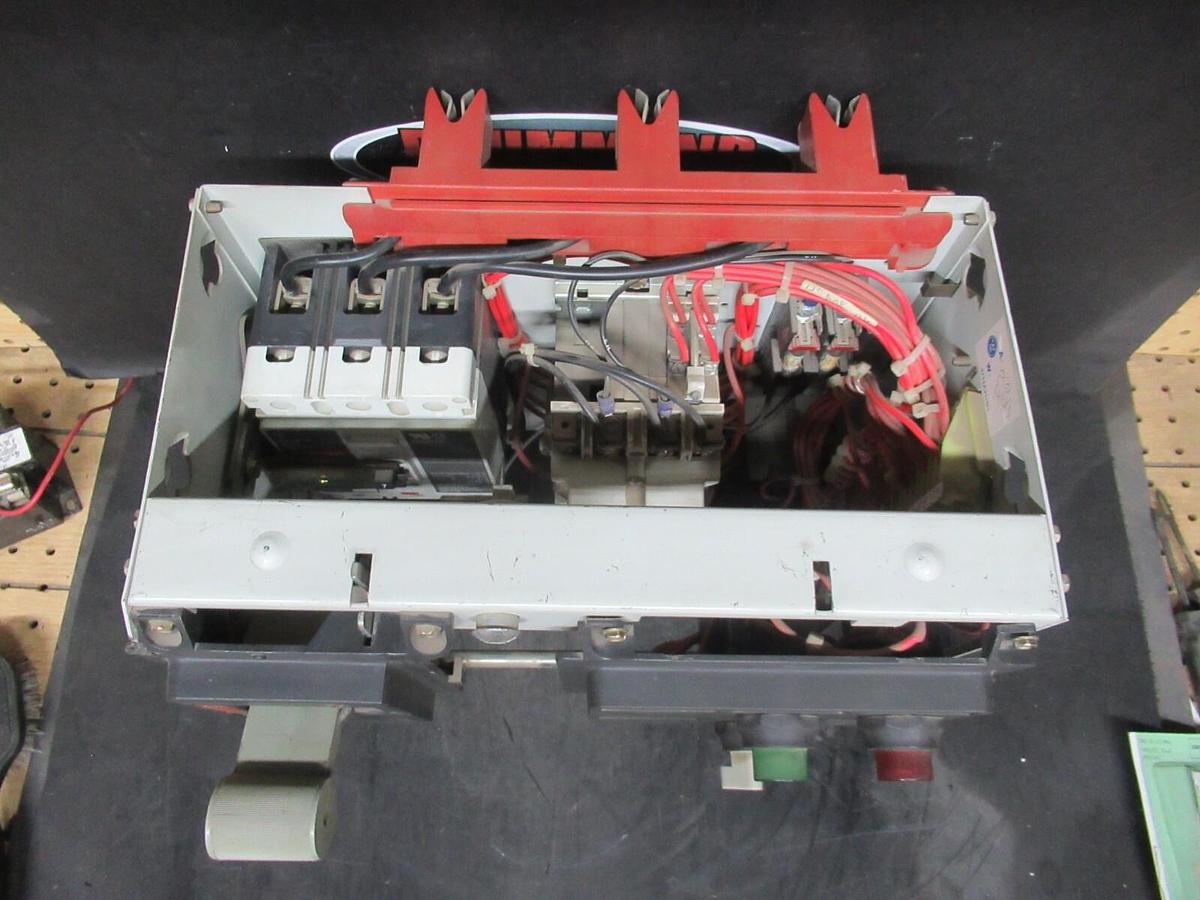 Used CUTLER HAMMER MOTOR CONTROL BUCKET 12" NEMA SIZE 1 STARTER 600 V 7 AMP BREAKER