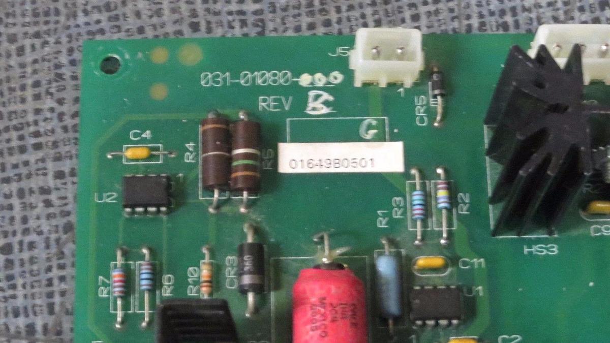 Used YORK CONTROL CARD CIRCUIT BOARD MODEL: 031-01080-000 REV B **WARRANTY INCLUDED**