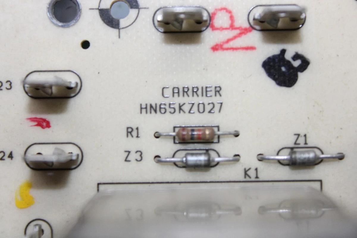 Used CARRIER OEM CIRCUIT BOARD ASSEMBLY MODEL: HN65KZ027 ** INCLUDES WARRANTY **