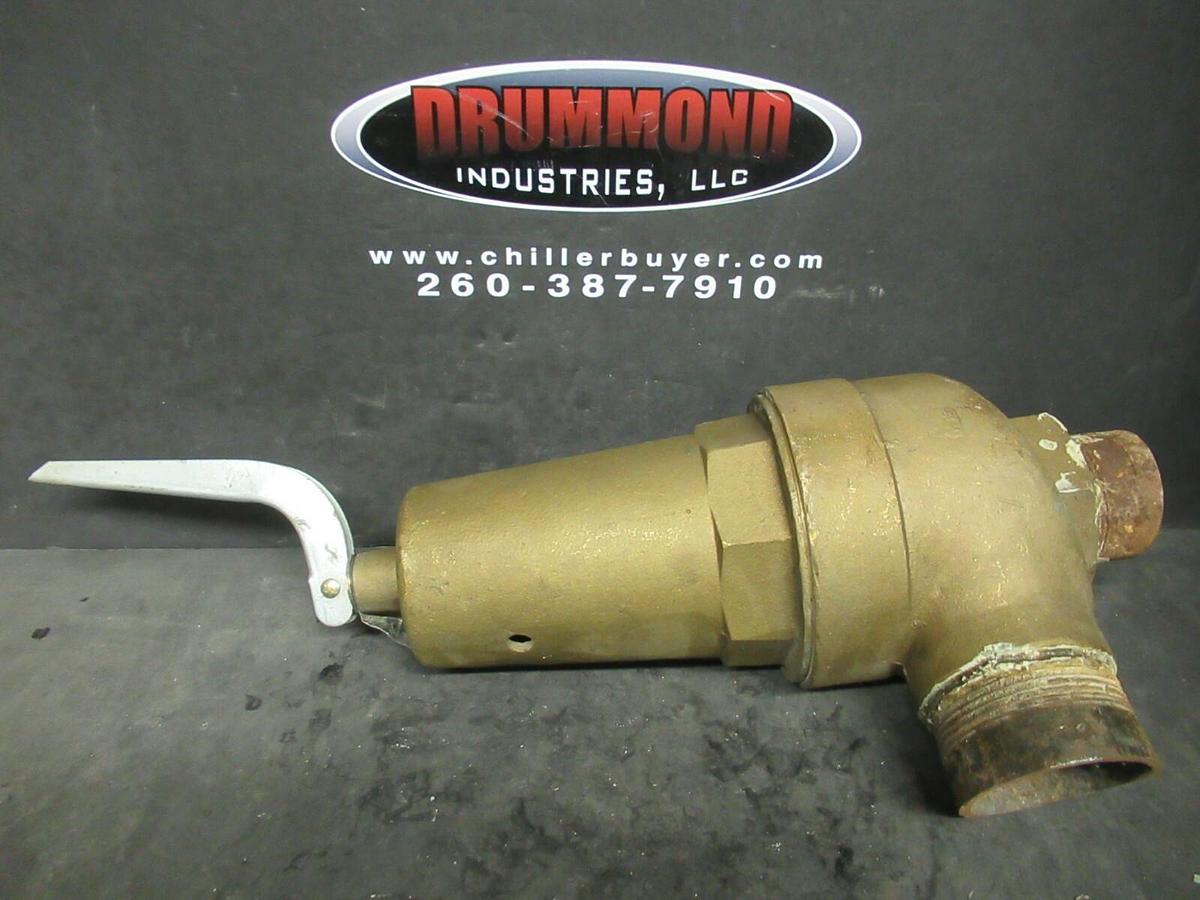 Used APOLLO CONBRACO 2" HOT WATER PRESSURE SAFETY RELIEF VALVE 10-618 50 PSIG