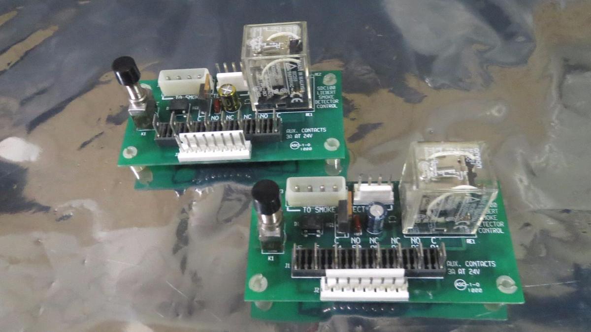Used LIEBERT SMOKE DETECTOR CONTROL CIRCUIT BOARD  MODEL: SDC100 **WARRANTY**