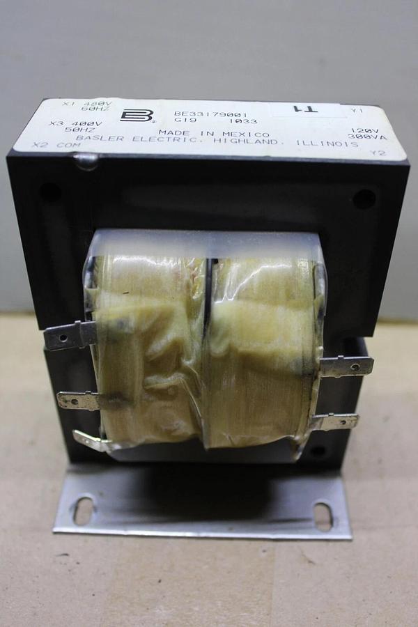 Used BASLER ELECTRIC TRANSFORMER BE33179001 480 VOLT 300 VA