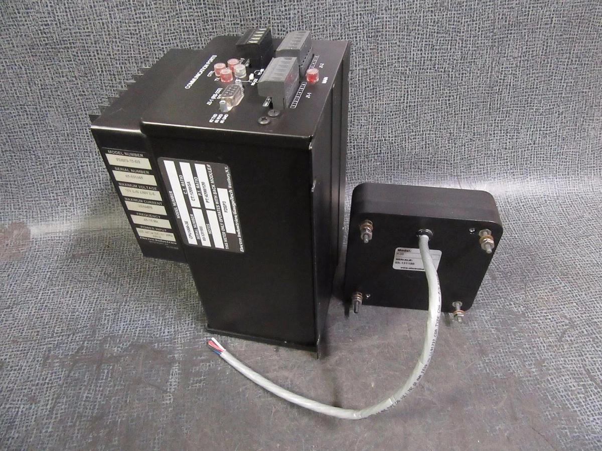 Used ELECTRO INDUSTRIES FUTURA + SERIES CPU1000 MULTIFUNCTION POWER MONITOR W/ P-33