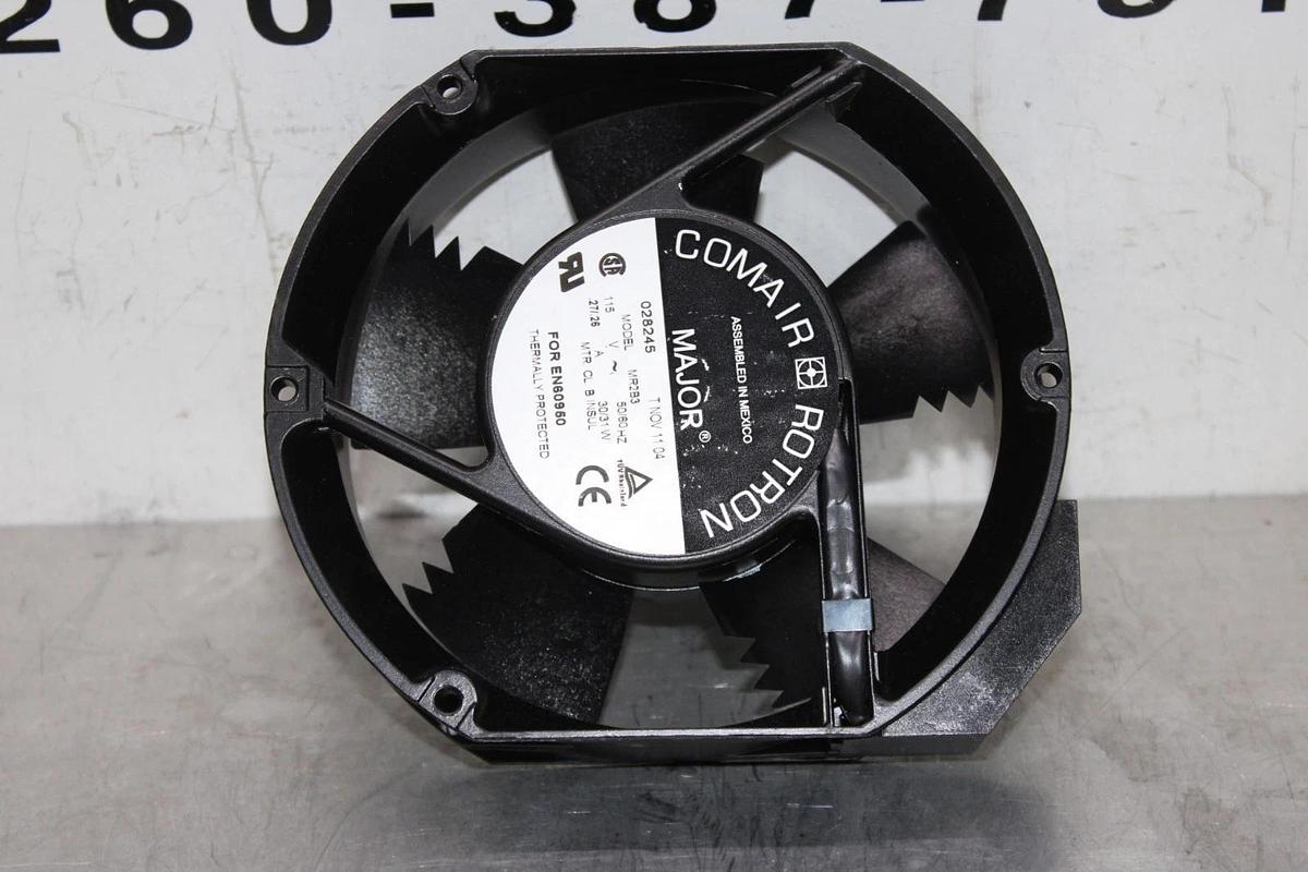 Used COMAIR ROTRON MAJOR COOLING FAN MR2B3 115 VAC 0.27/0.26 AMP 30/31 WATT 50/60 HZ