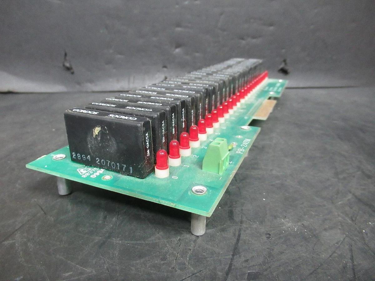 Used CROUZET DIGITAL I/O RELAR CIRCUIT BOARD PB-24SM **WARRANTY INCLUDED**