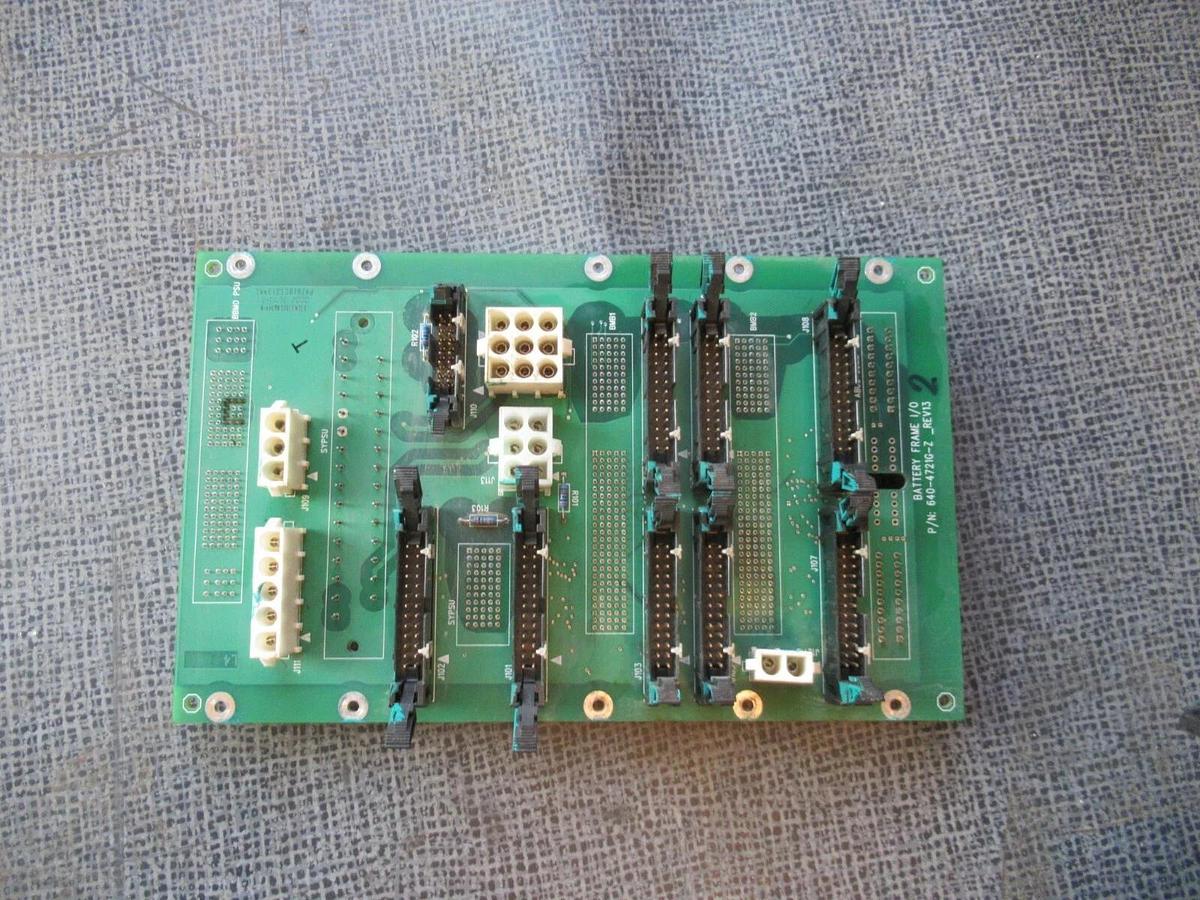 Used KAPC BATTERY FRAME I/O CIRCUIT BOARD 6400-4721G-Z REV 13 **WARRANTY INCLUDED**
