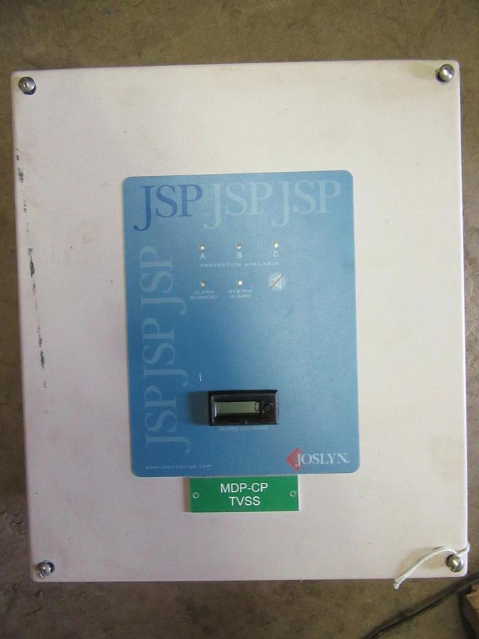 Used JOSLYN JSP200 HI-VOLTAGE SURGE SUPPRESSOR FILTER 3Y208 200KA 120/208V 3P WYE 4W