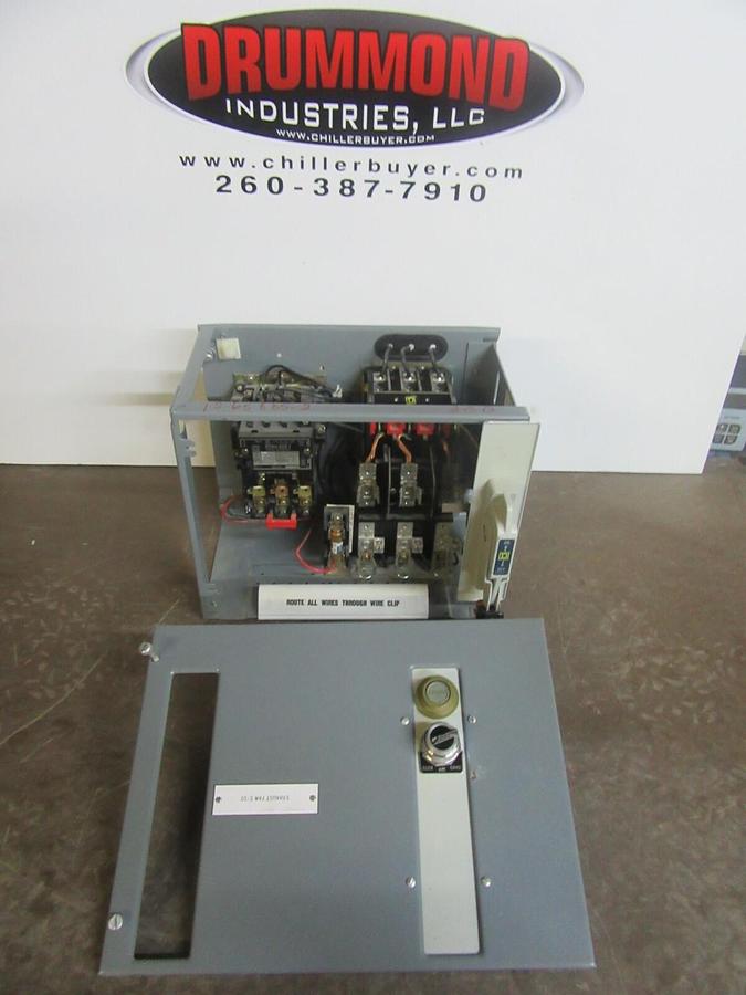 Used SQUARE D MCC FUSIBLE STARTER BUCKET 8998-NC-403 SER. B 12" MODEL: 4 NEMA 1