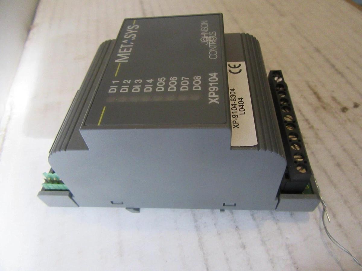 Used METASYS JOHNSON CONTROLS XP9104 EXPANSION MODULE XP-9104-8304 ENERGY MANAGEMENT