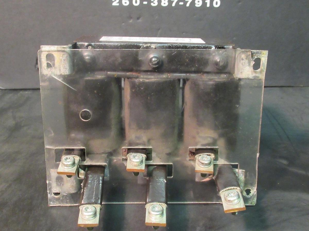 Used HAMMOND DRY TYPE IRON CORE LINE REACTOR 153623 169 AMPS .045 mH INDUCT 600 V JR