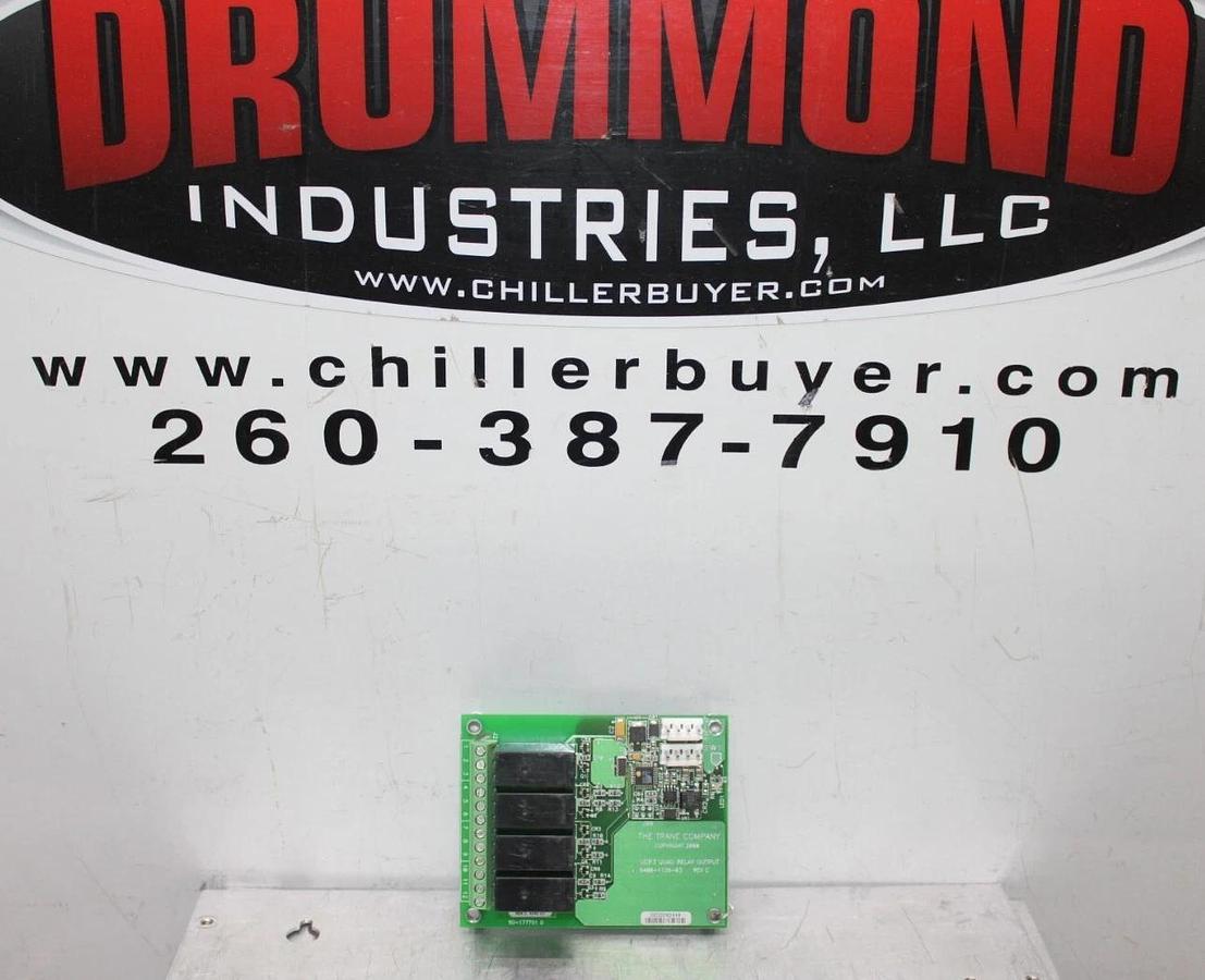 Used TRANE UCP3 QUAD RELAY OUTPUT 6400-1126-03 REV. C X13650806-03 REV. C