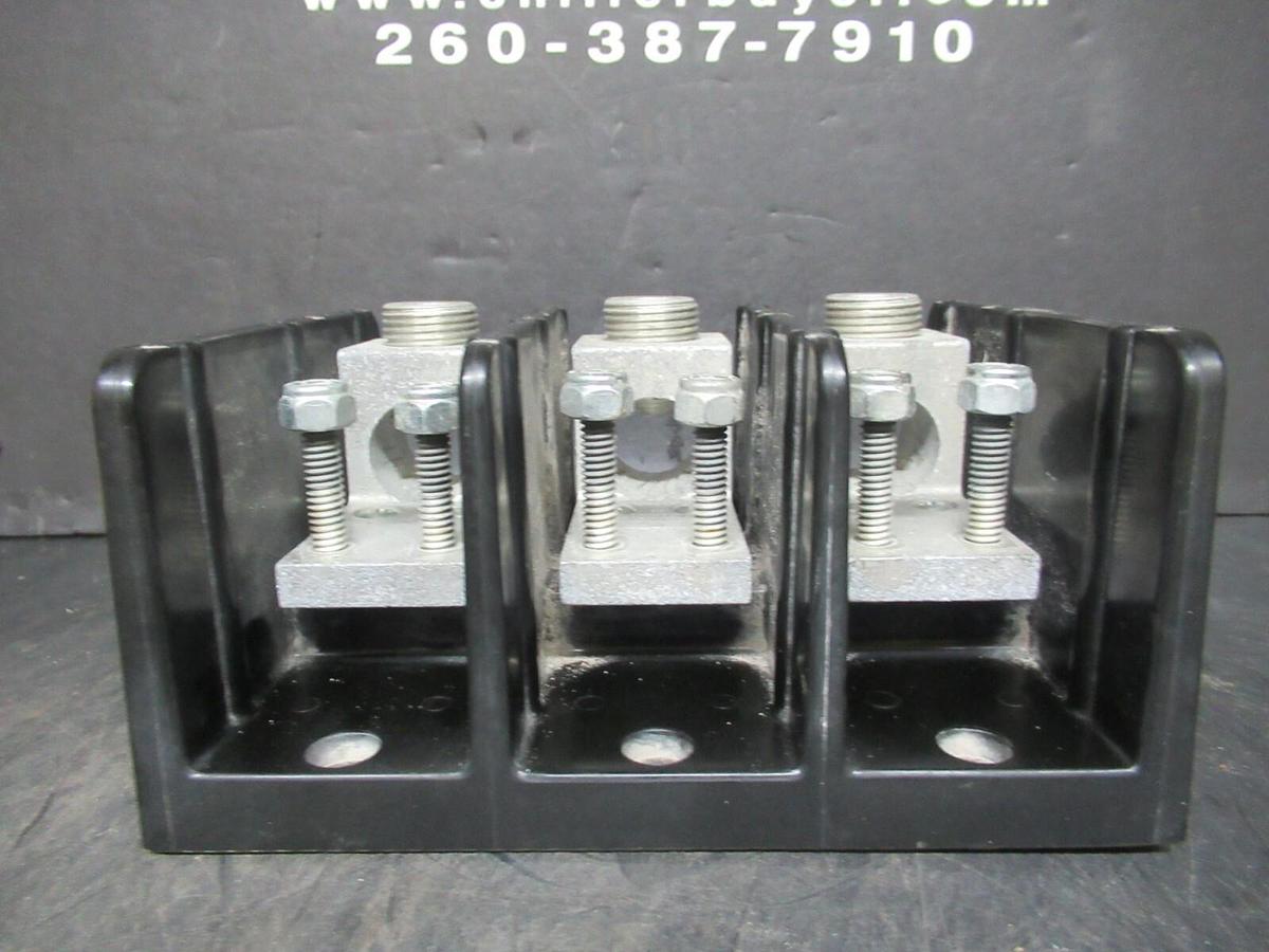 Used MARATHON DISTRIBUTION BLOCK 4443569-5 600 VAC 380 AMP **WARRANTY INCLUDED**