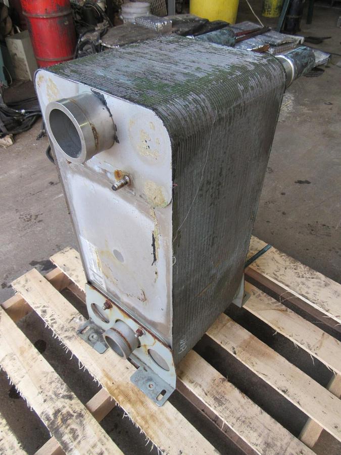 Used SWEP DP400H X 136/1P-SC-M TRUE DUAL CHILLER EVAPORATOR 316 STAINLESS 126 PLATES