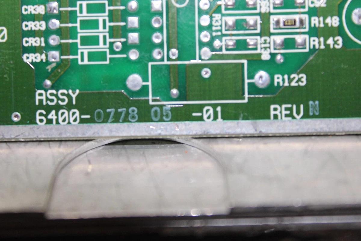 Used TRANE HVAC CONTROL CIRCUIT BOARD 6400-0752-01 REV. B 6400-0778-05-01 REV. N