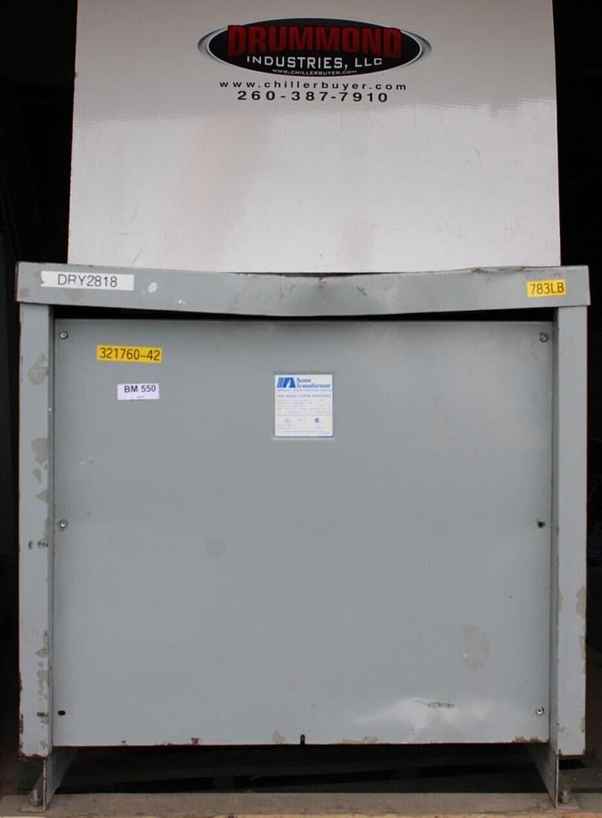 Used ACME TRANSFORMER T-1A-3500112-3S 112.5 KVA PRI: 480 VOLT SEC: 480Y/277 VOLT