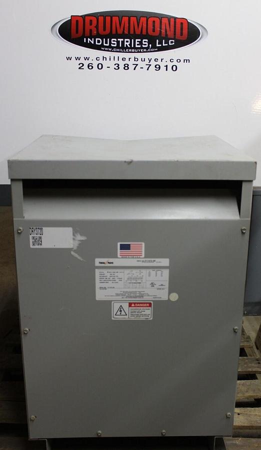 Used FEDERAL PACIFIC TRANSFORMER 36-B 20 kVA PRI: 460V SEC: 460Y/266V 3-PHASE