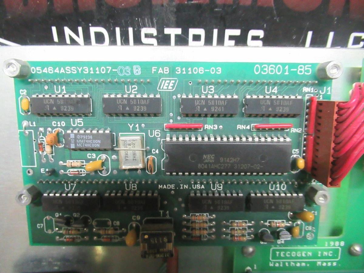 Used TECOGEN INC CHILLER MONITOR 05464-ASSY-31107-03 03601-85 31106-03 **WARRANTY**