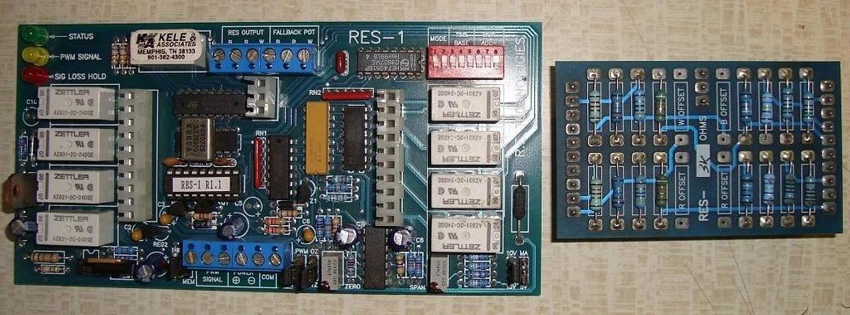 KELE WENTECH UNIVERSAL RESISTANCE TRANSDUCER CONTROL BOARD RES-1 W/ RES-3K