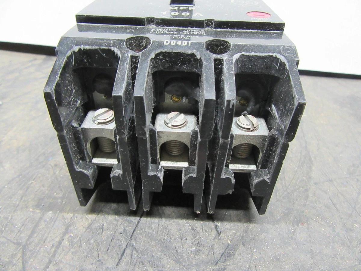 Used GE E11592 TEY HACR BREAKER 100 AMP 480/277 VAC 3-POLE **WARRANTY INCLUDED**