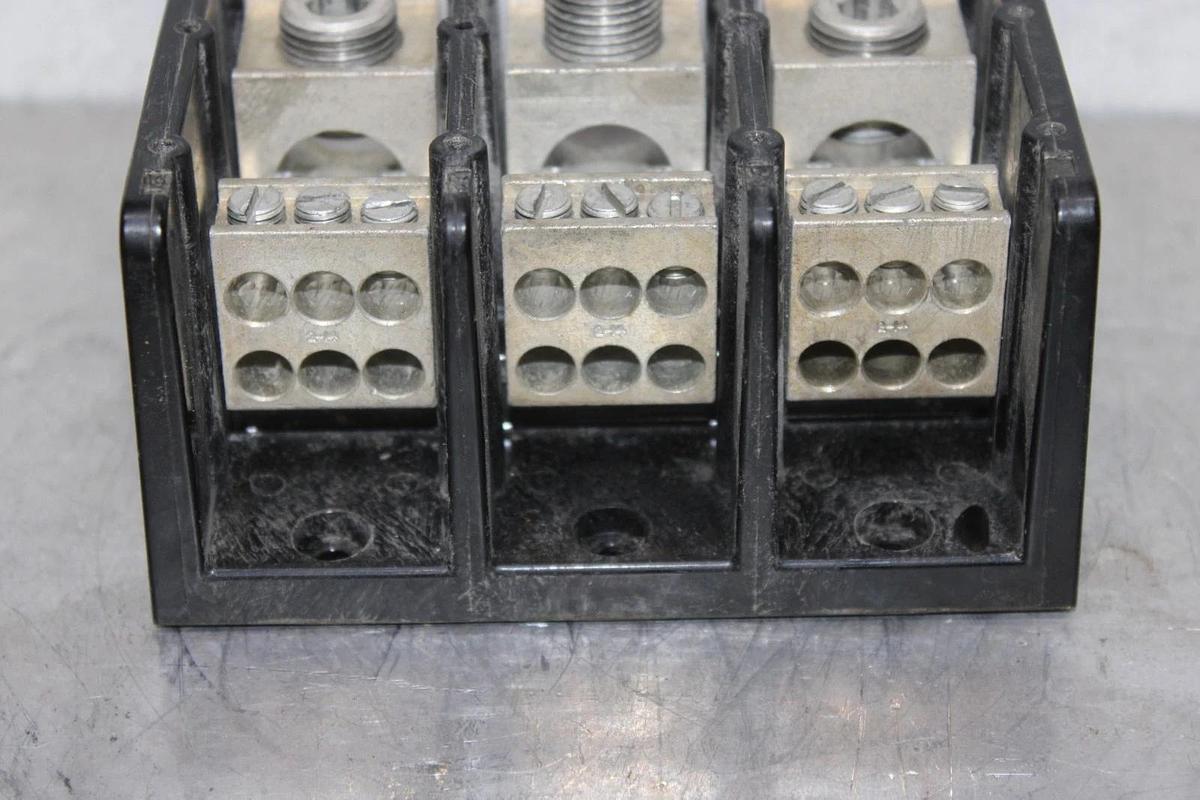 Used MARATHON TERMINAL LUG 1433553 600 VOLT 335 AMP 3-POLE **WARRANTY INCLUDED**