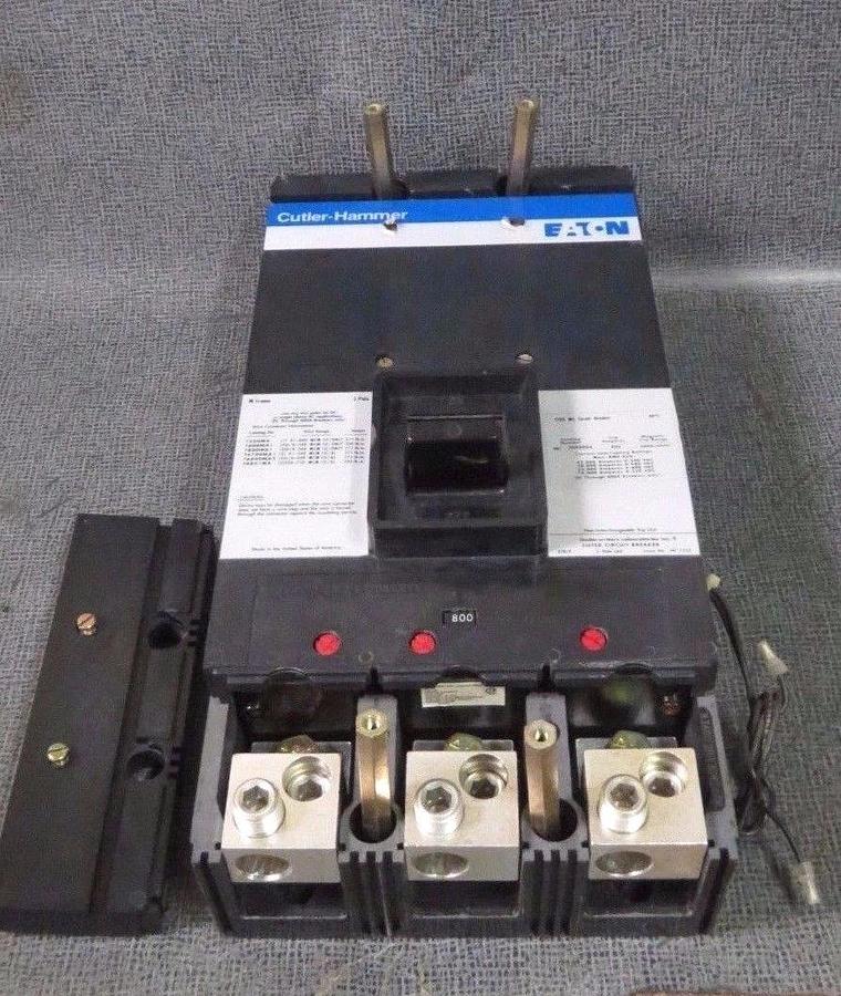 Used 800 AMP CUTLER HAMMER BREAKER MS360800A 600V W/ 120 VAC SHUNT TRIP **WARRANTY!**