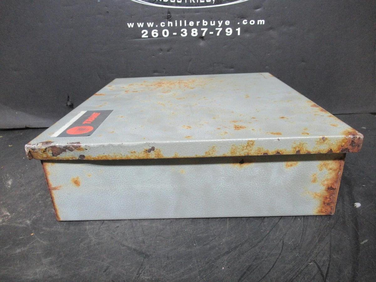 Used TRANE OUTDOORS ELECTRICAL ENCLOSURE 10.5" X 10" X 3" **WARRANTY INCLUDED**