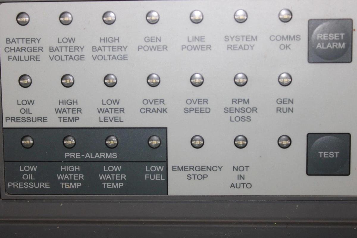 Used GENERAC GENERATOR LIGHT REMOTE ANNUNCIATOR ALARM CONTROL MODULE 0G5719 REV. C