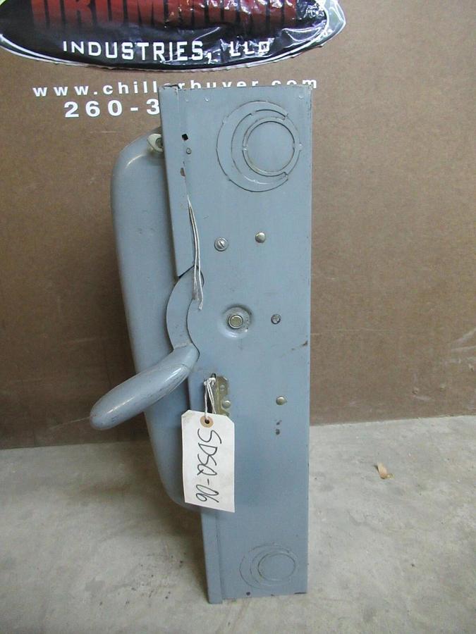 Used SQUARE D SAFETY SWITCH H324-N SER. A1 200 AMP 50 HP 240 VAC 3-POLE **WARRANTY**