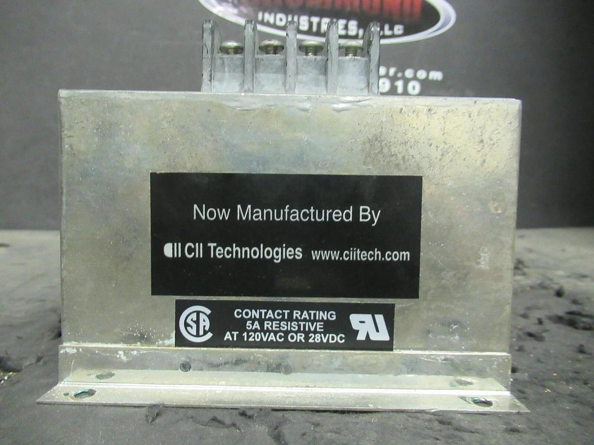 Used WILMAR ELECTRONICS CII TECHNOLOGIES REVERSE KVAR RELAY 720TD-7X 120 VAC 5 AMP
