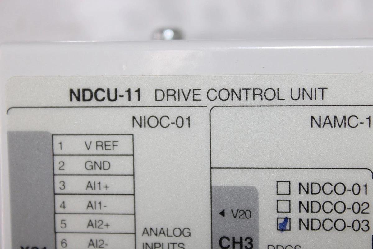 Used ABB VFD DRIVE CONTROL UNIT NDCU-11K 64053400B **WARRANTY INCLUDED**