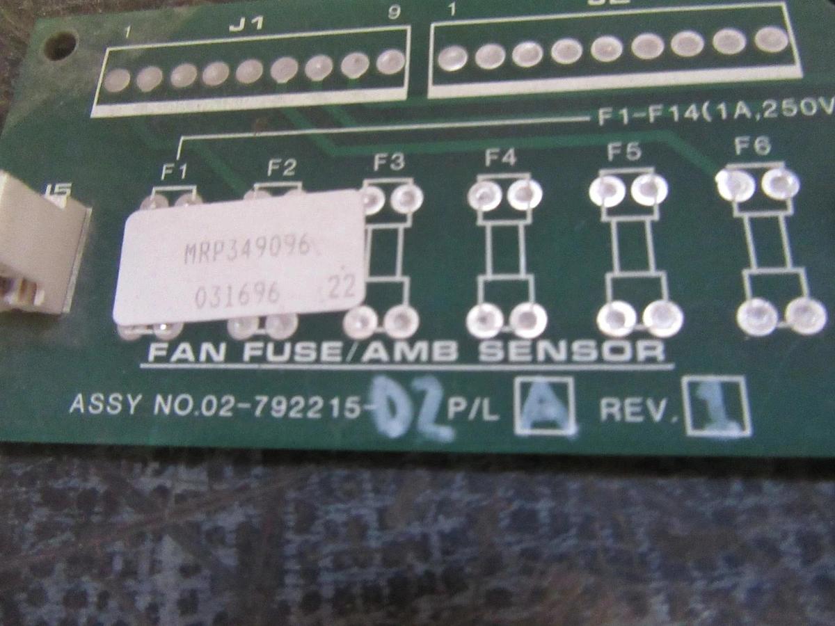 Used LIEBERT EMERSON FAN FUSE / AMB SENSOR 792215-02 REV 4 **WARRANTY INCLUDED**