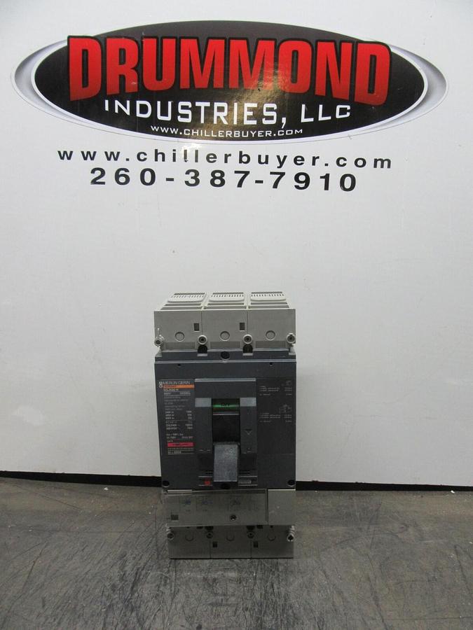 Used MERLIN GERIN COMPACT CIRCUIT BREAKER NSJ600H 240/600 AMP 600 VOLT 3-POLE 3-PHASE
