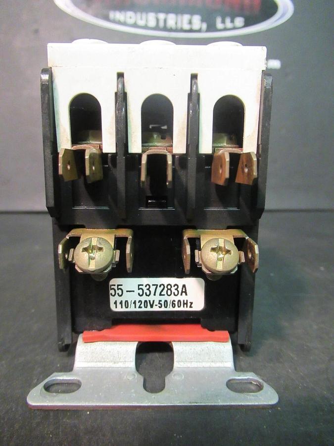 Used GE 3-PHASE CONTACTOR CR453AB3AAA 25 AMP 600 VAC 10 HP COIL: 110-120 VOLT