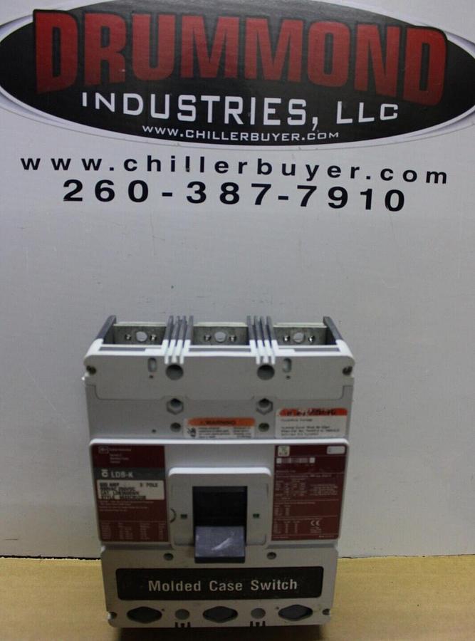 Used CUTLER HAMMER MOLDED CASE SWITCH LDB3600WK 600 AMP 3-POLE 600 VAC LDB-K