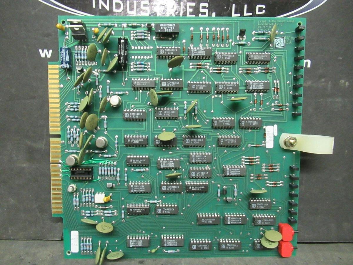 Used EXIDE ANNUNCIATION 2 A13A21 CIRCUIT BOARD 118 302 600 REV A CK101072381 REV 3
