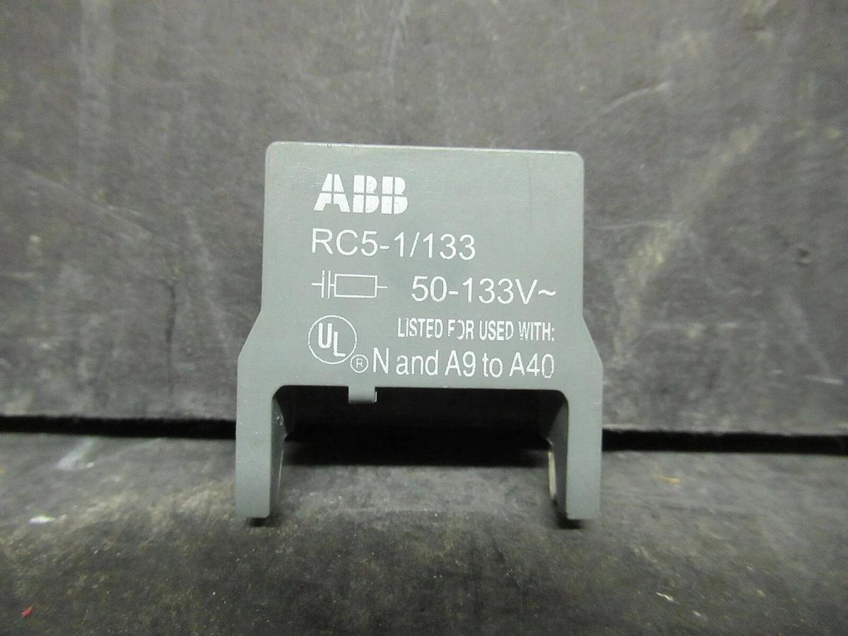 Used LOT OF 4 ABB SURGE SUPPRESSOR RC5-1/133 50-133 VOLT CONTROL ACESSORY