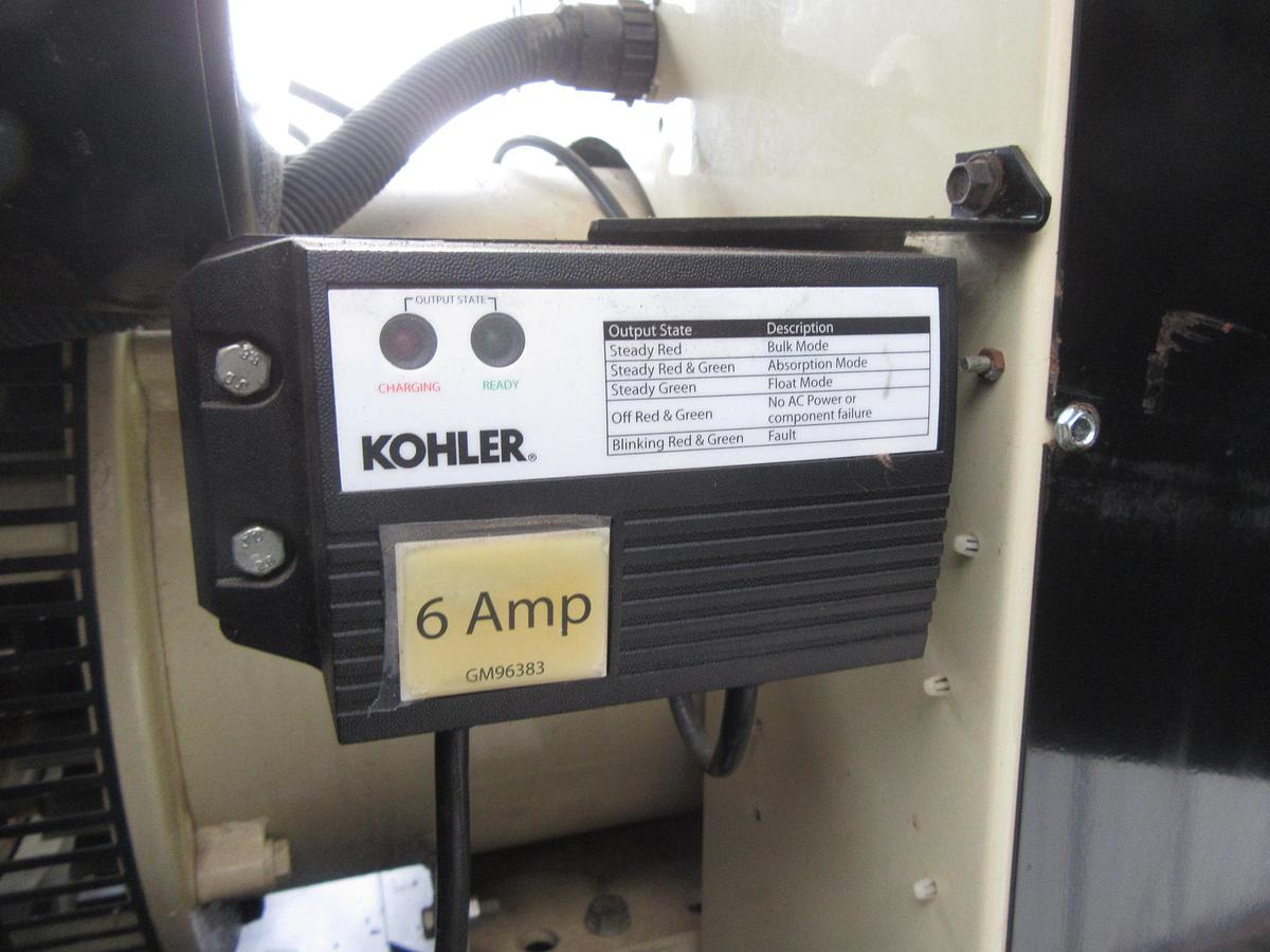 Used 50 KW DIESEL GENERATOR KOHLER 120/240V 50REOZJC ENCLOSED VIDEO