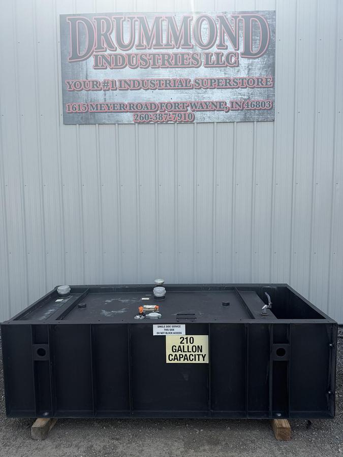 Used 210 GALLON SAUK / KOHLER FLAMMABLE LIQUID DOUBLE WALL DIESEL FUEL TANK