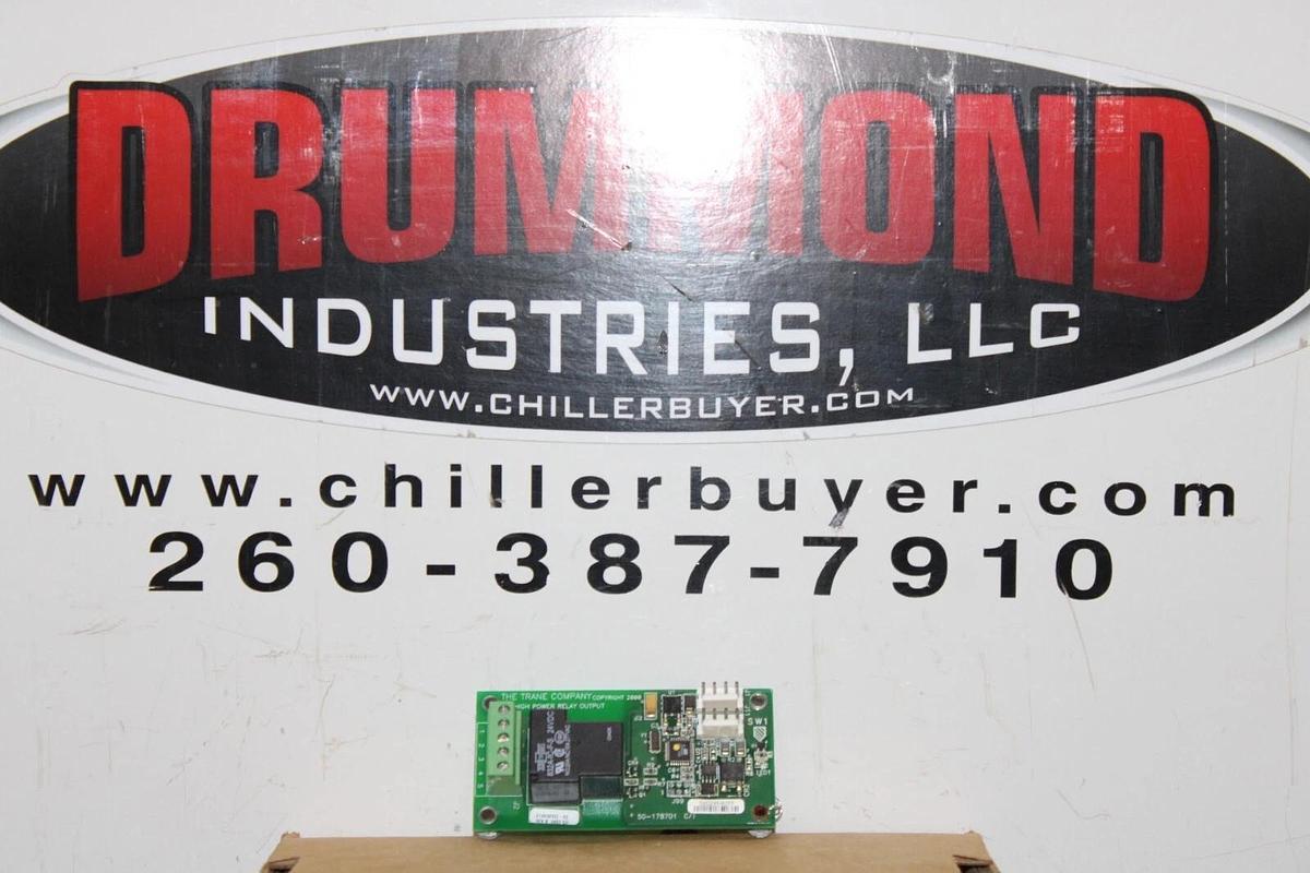 Used TRANE HIGH POWER RELAY OUTPUT CIRCUIT BOARD X13650902-02 REV. B **WARRANTY**