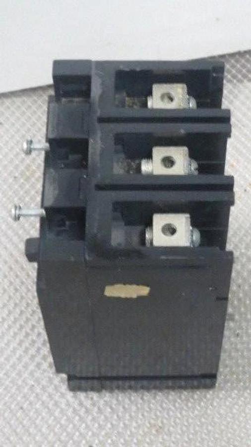 Used CUTLER HAMMER FC BREAKER 15 AMP 600 VAC 3 POLE MODEL: FC3015 **WARRANTY**