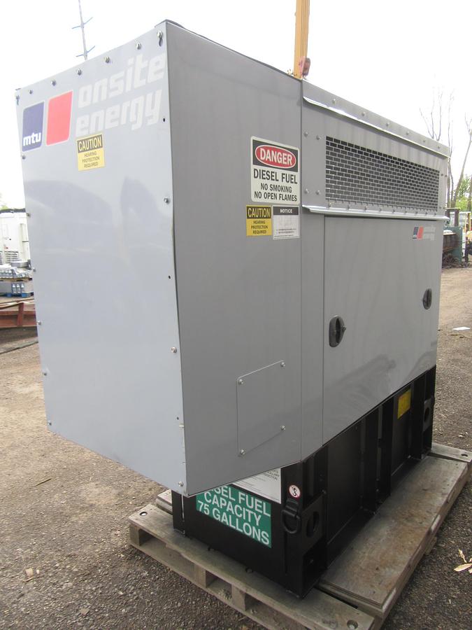 Used 20 KW DIESEL GENERATOR MTU 120/240 V 4LE1 ISUZU SOUND ENCLOSED 299 HRS VIDEO