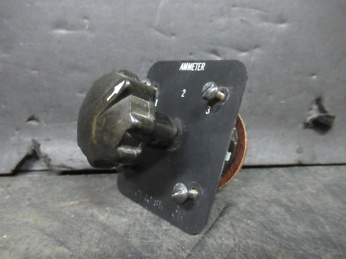 Used ELECTROSWITCH SERIES 31 CONTROL SWITCH 3109C 3-PHASE 125-600 VAC 10-3 AMP