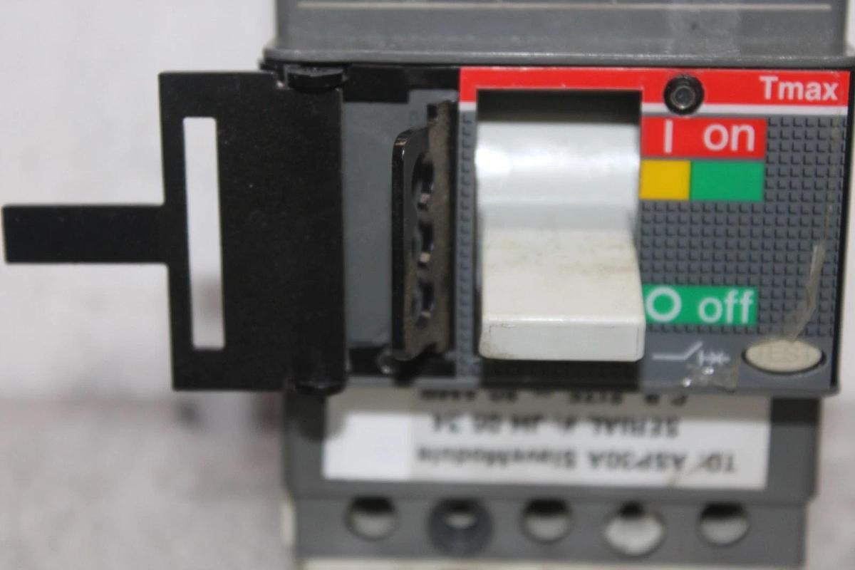 Used ABB CIRCUIT BREAKER T1N TMAX 80 AMP 600 VAC 3-POLE **WARRANTY INCLUDED**